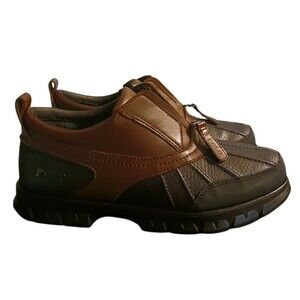 Polo (Ralph Lauren)-(Men's)-(Shoes)-(Zipper)-(Brown)-(Size:10.5)-(Used)-$40.00